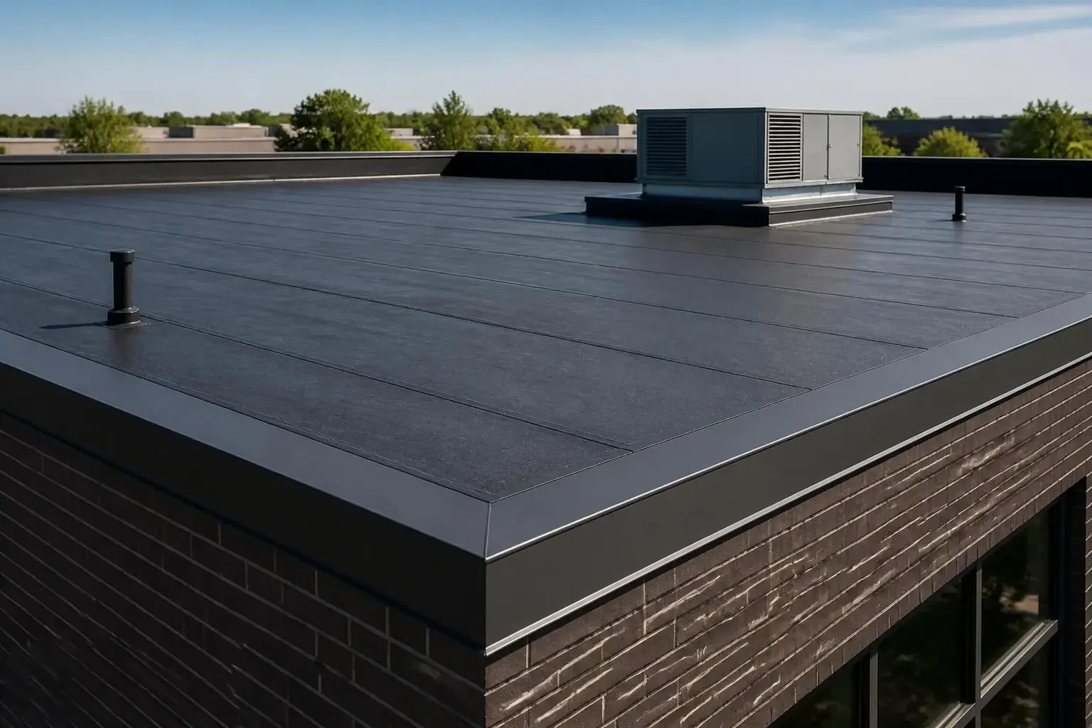Commercial Roofing on a Boise home